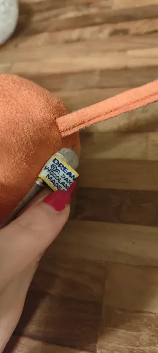 Mucca di pezza decorativa