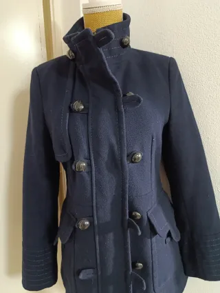 Abrigo azul marino
