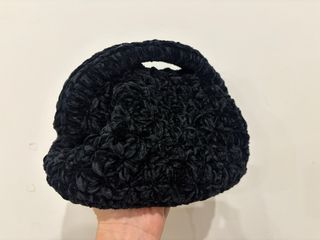 Clutch uncinetto nero