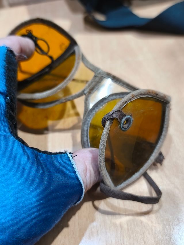 Antiche Occhiali da Aviatore