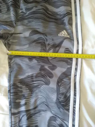 Pantalones Adidas Diseño Gris y Negro