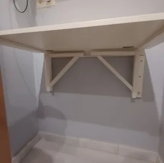 Tavolo da scrivania pieghevole in legno massello