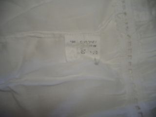 Camicia da notte vintage cotone bianco XL