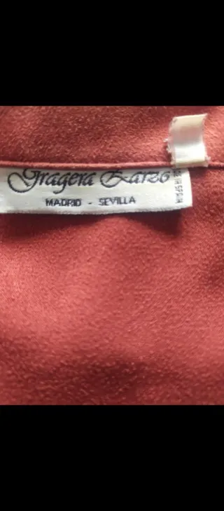 Camisa Antelina granate Manga Larga Mujer