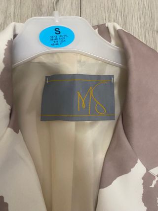 Blazer estampado vaca