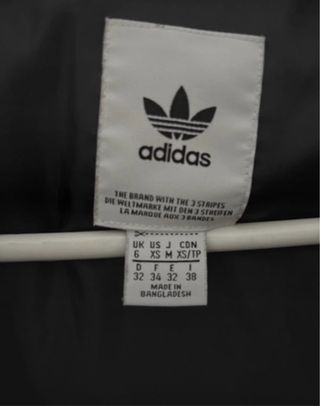 Chaqueta Adidas Negra con Rayas