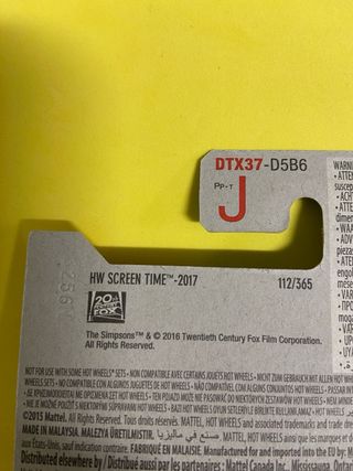 Hot Wheels Simpsons 9/10