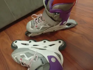 Patines Decathlon Talla 32-35 extensibles.