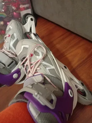 Patines Decathlon Talla 32-35 extensibles.