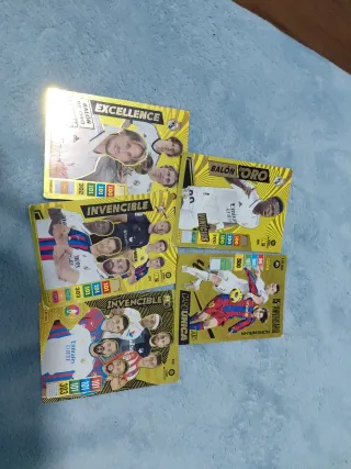5 Cromos Balón de Oro y Excelencia