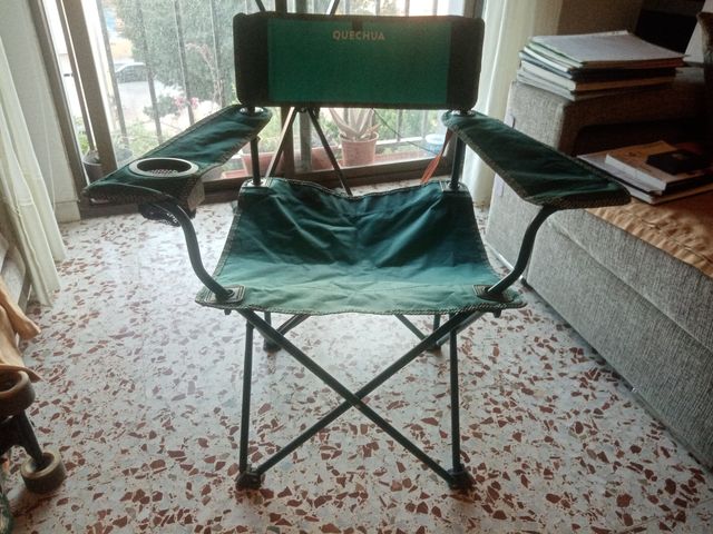 Sedia da campeggio Quechua con braccioli
