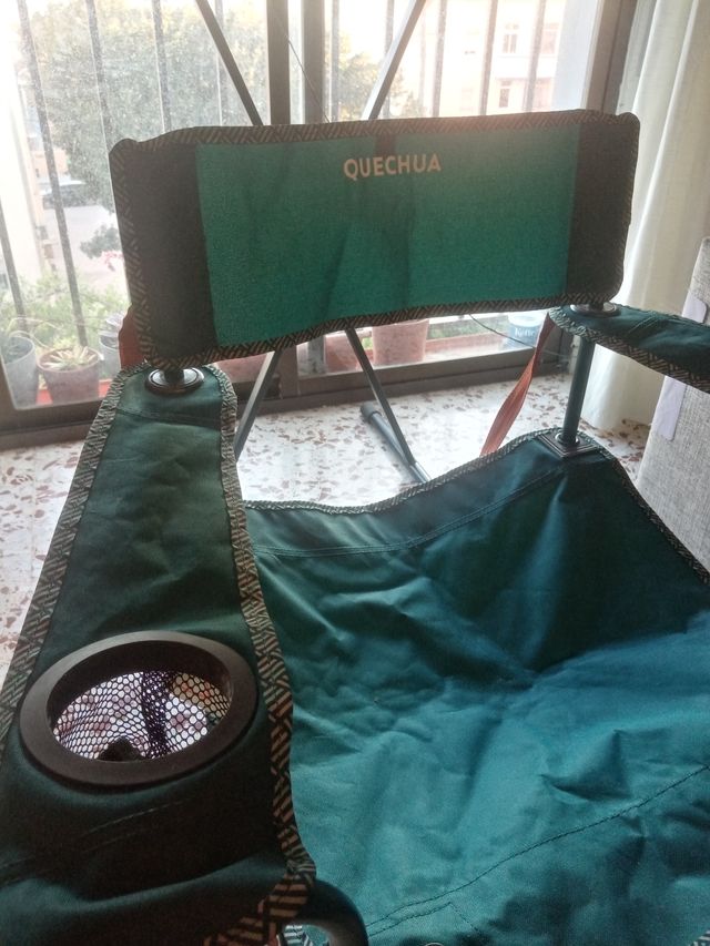 Sedia da campeggio Quechua con braccioli