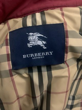 Chaqueta Bomber Burberry Roja