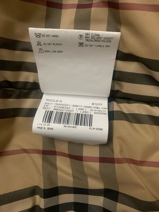 Chaqueta Bomber Burberry Roja