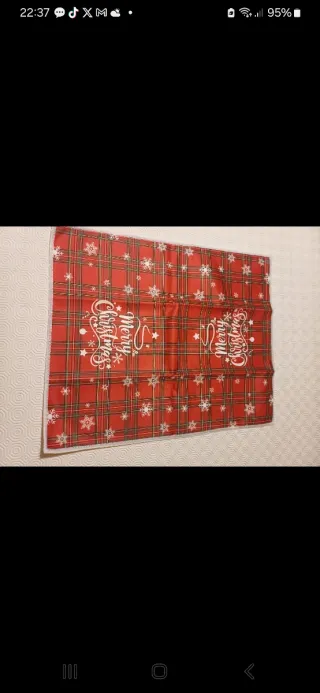 Coppia strofinacci Natale microfibra