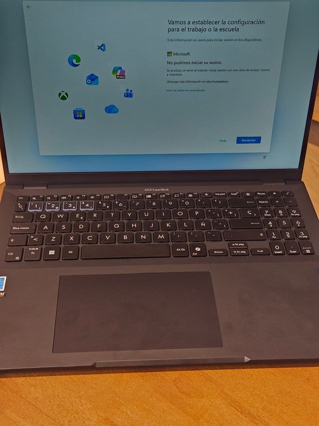 ASUS EXPERTBOOK 512GB AZUL 16RAM INTEL CORE ULTRA5