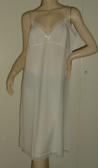 Sottoveste vintage in policotone taglia XL