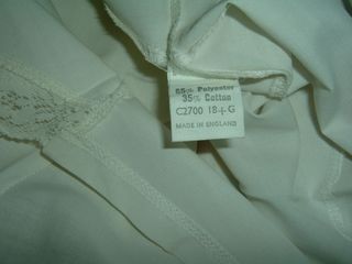 Sottoveste vintage in policotone taglia XL