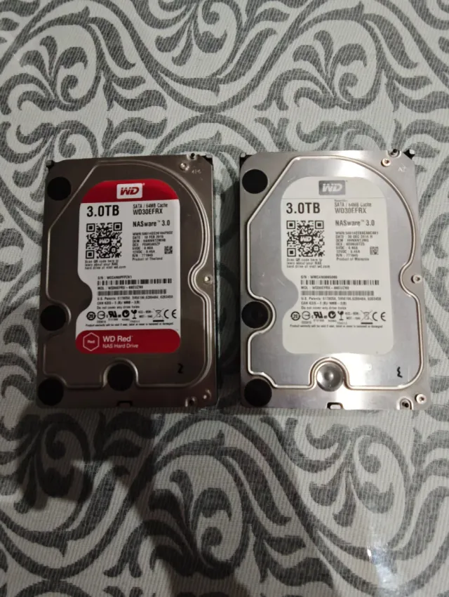 2 Discos Duros WD 3TB NAS