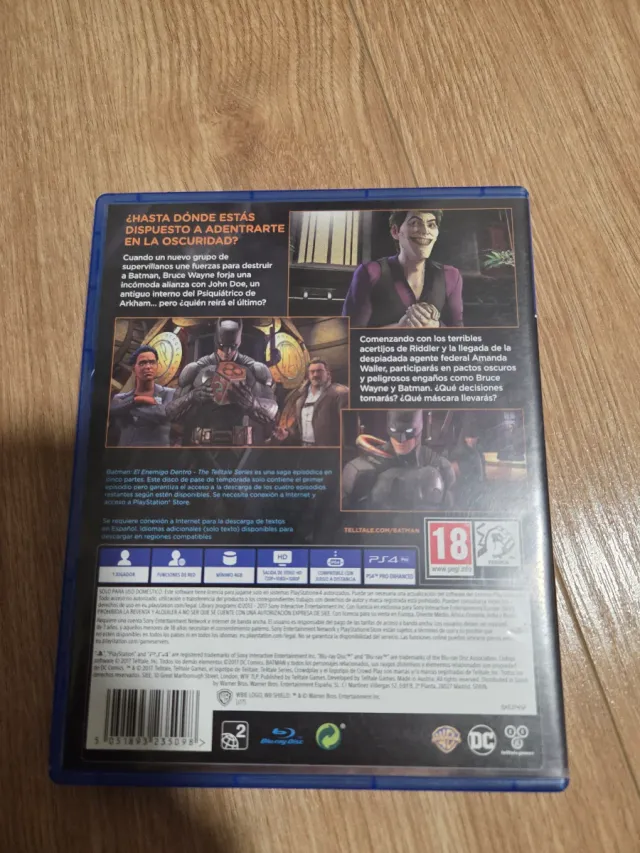 Batman: El Enemigo Dentro PS4