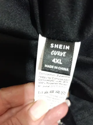 Vestido fiesta lentejuelas negro y plata