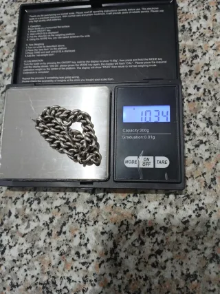 Pulseira de Prata Portuguesa 925 Malha Grossa