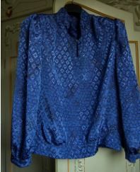 Camicetta vintage bluette Tg S/M