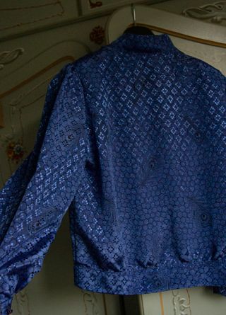 Camicetta vintage bluette Tg S/M