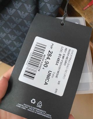 Bolso Emporio Armani Milano 1981 Negro