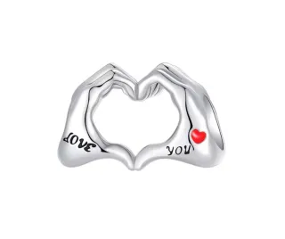 Charm Manos Corazón Amor Pareja Pulsera Pandora