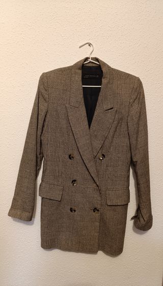 Chaqueta Zara Príncipe de Gales Talla S