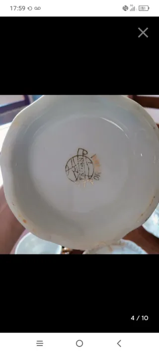 Set Tazzine da Thè vintage Giapponesi Porcellana