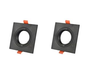 Anello per faretto orientabile da incasso nero