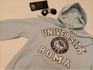 Sudadera Universitaria Roma Azul