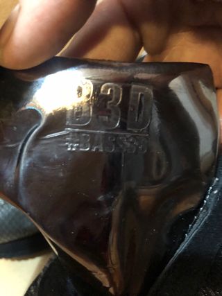 Zapatos B3D Talla 39 Negro/Dorado