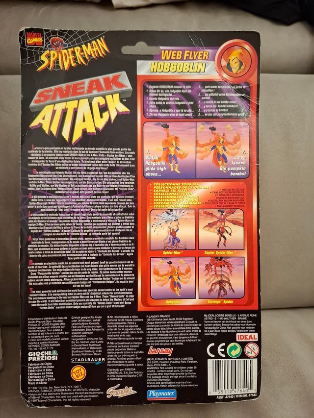 Spider-Man Hobgoblin + Colosso anni 1997 + 1996