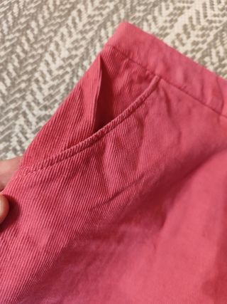 Falda micropana rosa