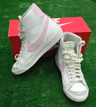 Zapatillas Nike Blazer Mid 77 Rosa Blanco