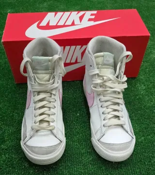 Zapatillas Nike Blazer Mid 77 Rosa Blanco