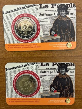 2 Euro Belgio 2023 Suffragio Femminile