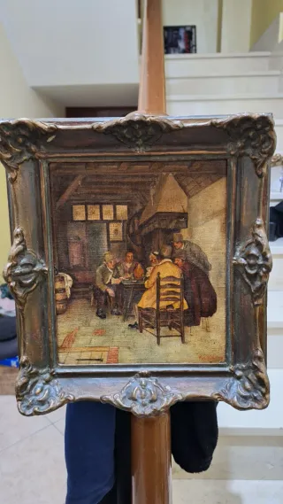 Quadro dipinto a mano da antiquariato