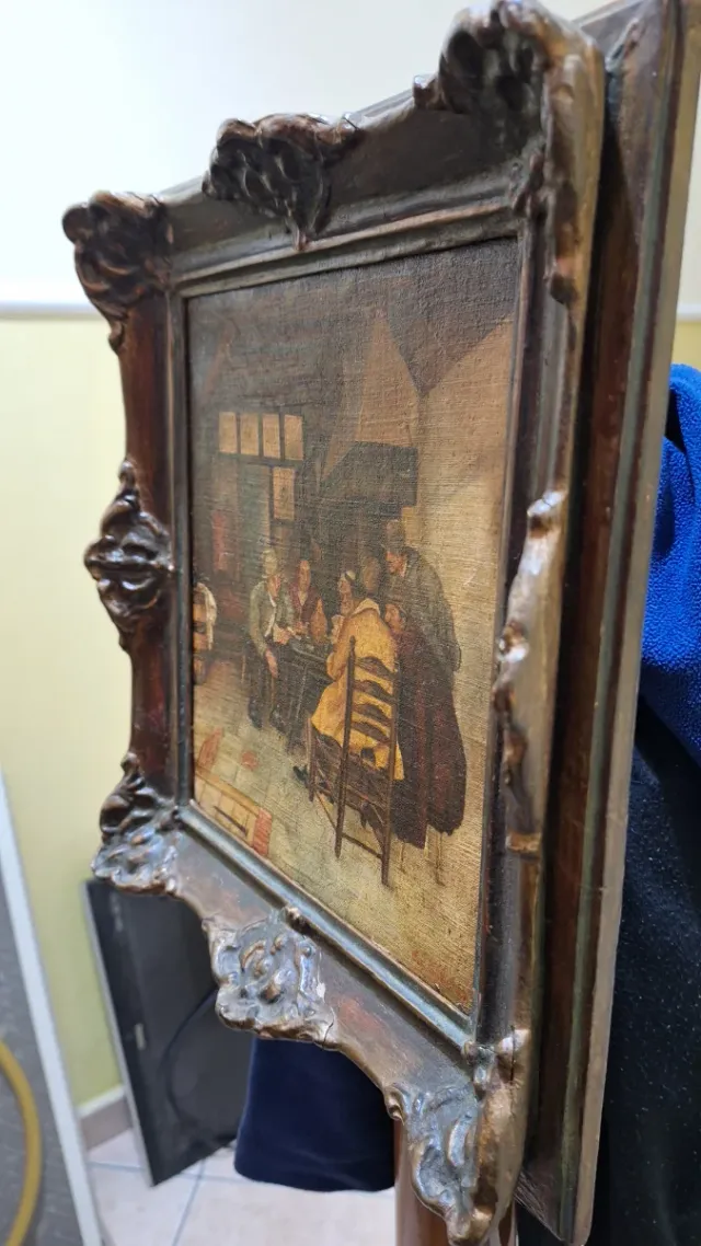 Quadro dipinto a mano da antiquariato