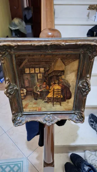 Quadro dipinto a mano da antiquariato