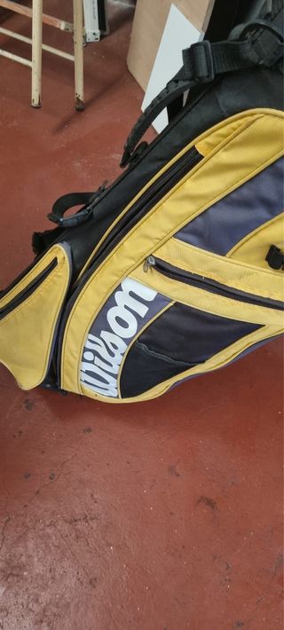 Bolsa de golf Wilson amarilla y negra