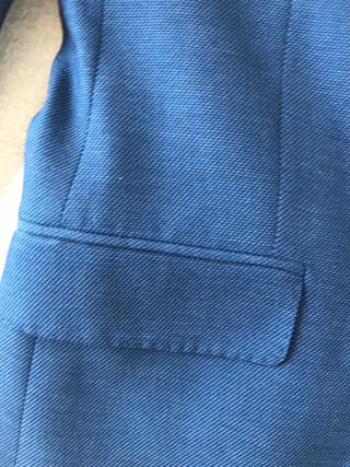 Traje Zara T.48 Azul