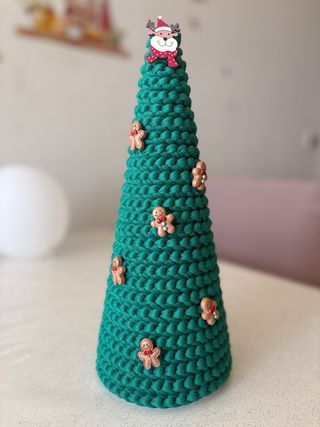 Albero Natale Uncinetto Decorato