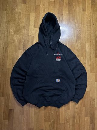 Sudadera Carhartt Negra Vintage Y2K
