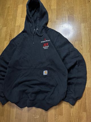 Sudadera Carhartt Negra Vintage Y2K