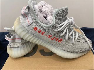 Adidas Yeezy Boost 350 V2 Gris Rojo Celeste