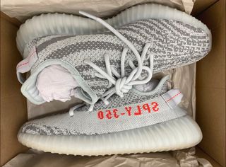 Adidas Yeezy Boost 350 V2 Gris Rojo Celeste